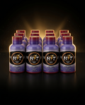 HIT Energy Shot 12-pack on black and gold